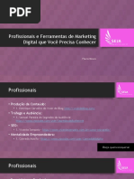 Profissionais e Ferramentas de Marketing Digital