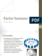 Factor Human o