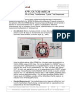 APP024 Sweep Frequency Response Analysis of Power Transformers Typical Test Sequences IEC60076 18 PDF