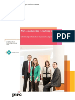 PWC Leadership Academy 2014: Individual Growth Leads To Organizational Growth