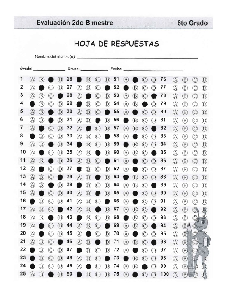 6to Grado Bloque 2 Clave De Respuestas