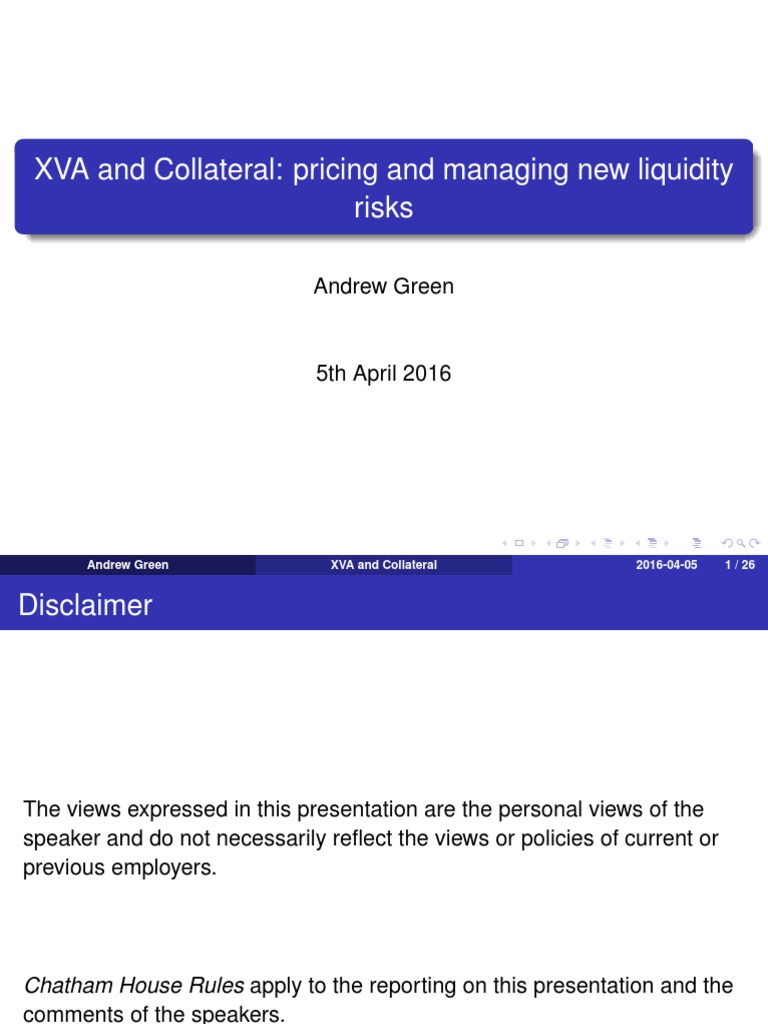 XVA and Collateral Management Insights | PDF | Capital Requirement ...