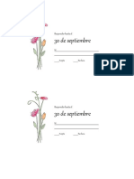 Tarjetas de RSVP (Diseño de Acuarela)