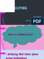 Cyberbullying: Carlo Sarmiento April Rose Salta Media and Information Literacy