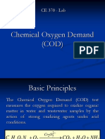 Lab 8 - Chemical Oxygen Demand (COD)