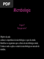 Estudo Da Microbiologia - Introdução e Histórico