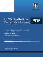 Curso Reid Entrevista e Interrogatorrio - Mexico Marzo 10 2015 v2