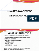 4. Quality Awareness