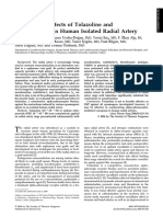 Comparative Effects of Tolazoline and Nitroprusside on Human Isolated Radial Artery