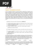 Exercicios de Impulso e Quantidade de Movimento 