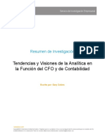 Tendencias y Visiones de La Analítica en La Función Del CFO y de Contabilidad
