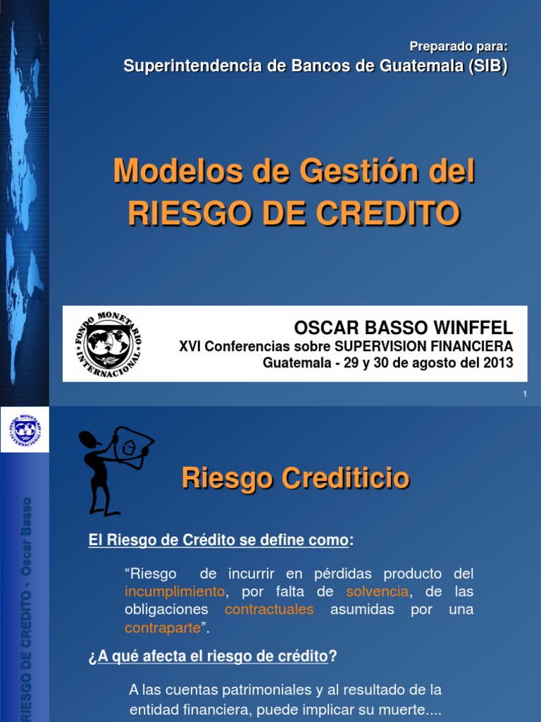Modelos de Gestión del Riesgo Crediticio | PDF | Riesgo crediticio ...