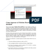 Cómo Ingresar Al Modem Huawei HG8245