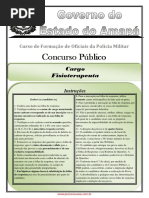 166 Prova Fisioterapeuta