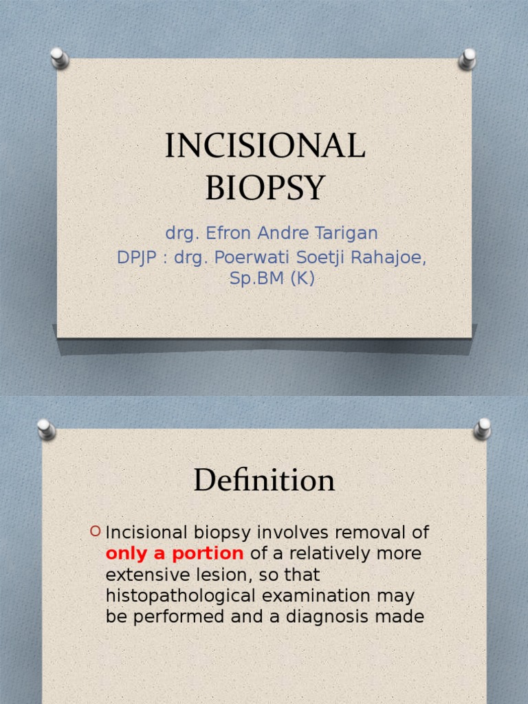 Incisional Biopsy for Left Cheek Swelling | PDF | Science & Mathematics