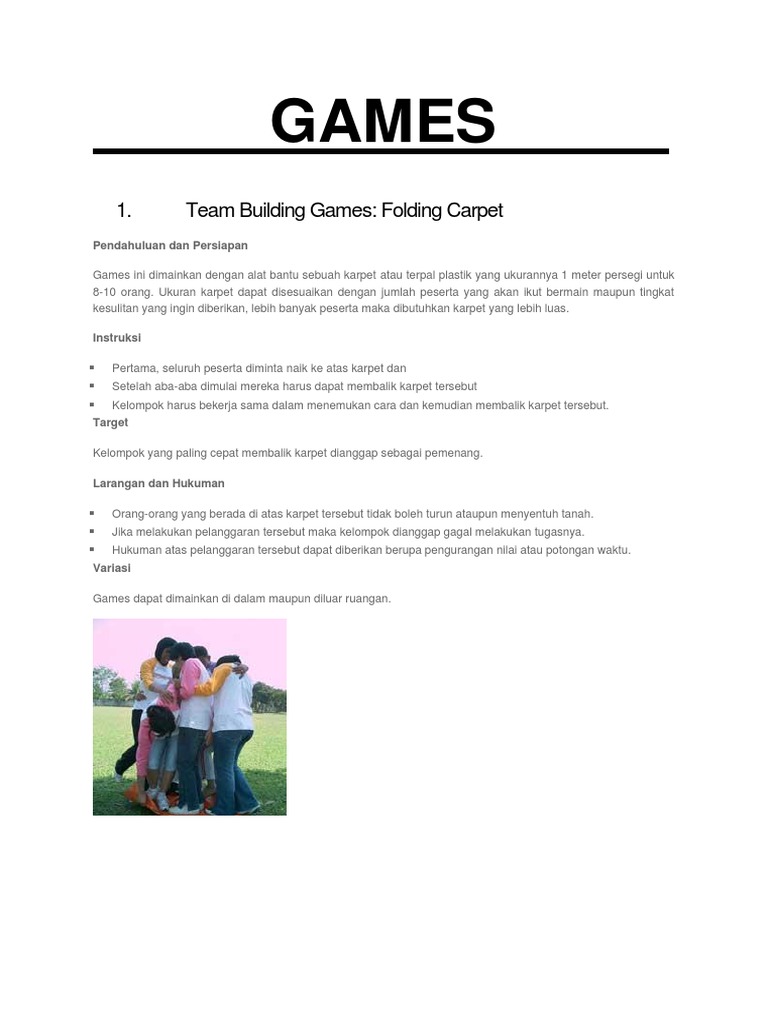 Team Building Games PDF