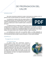 Formas de Propagacion Del Calor