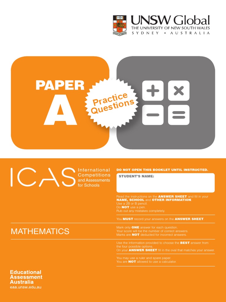 SAMPLE Mathematics-Paper-A PDF | PDF