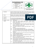 Sop Evaluasi Kesesuaian Layanan Klinis Dengan Rencana Terapi