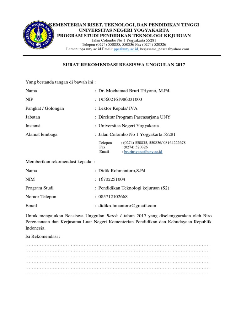 Rekomendasi | PDF