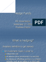 Hedge Funds presentation 