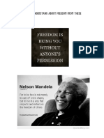 What Do You Understand About Freedom From These Quotes