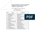 Peserta Workshop Audit Internal Dan Tinjauan Manajemen