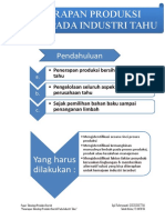 Proses Produksi Tahu