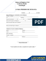 Planilla para Permiso de Mudanza Lecheria PDF