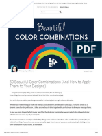 50 Beautiful Color Combinations 