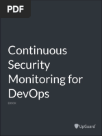 Continuous Security Monitoring