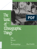 Stoller, Paul (1989) The Taste of Ethnographic Things. The Senses in Anthropology PDF