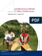 Land Governance Support Activity Year 2 Work Plan: September 2016 - August 2017