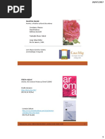 Aroma, a história cultural dos odores - Palestra sobre o livro