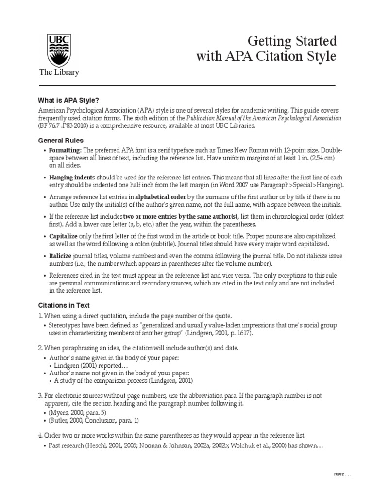 Apastyle PDF | PDF | Apa Style | Typefaces