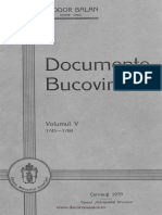 BALAN Teodor - Documente Bucovinene, Vol. V. 1745-1760 PDF