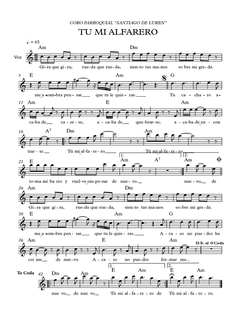 Tu Mi Alfarero Saxo Mi la me asombra el pensar que tu la quieras. tu mi alfarero saxo
