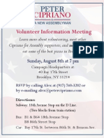 Volunteer Information Meeting Flyer 