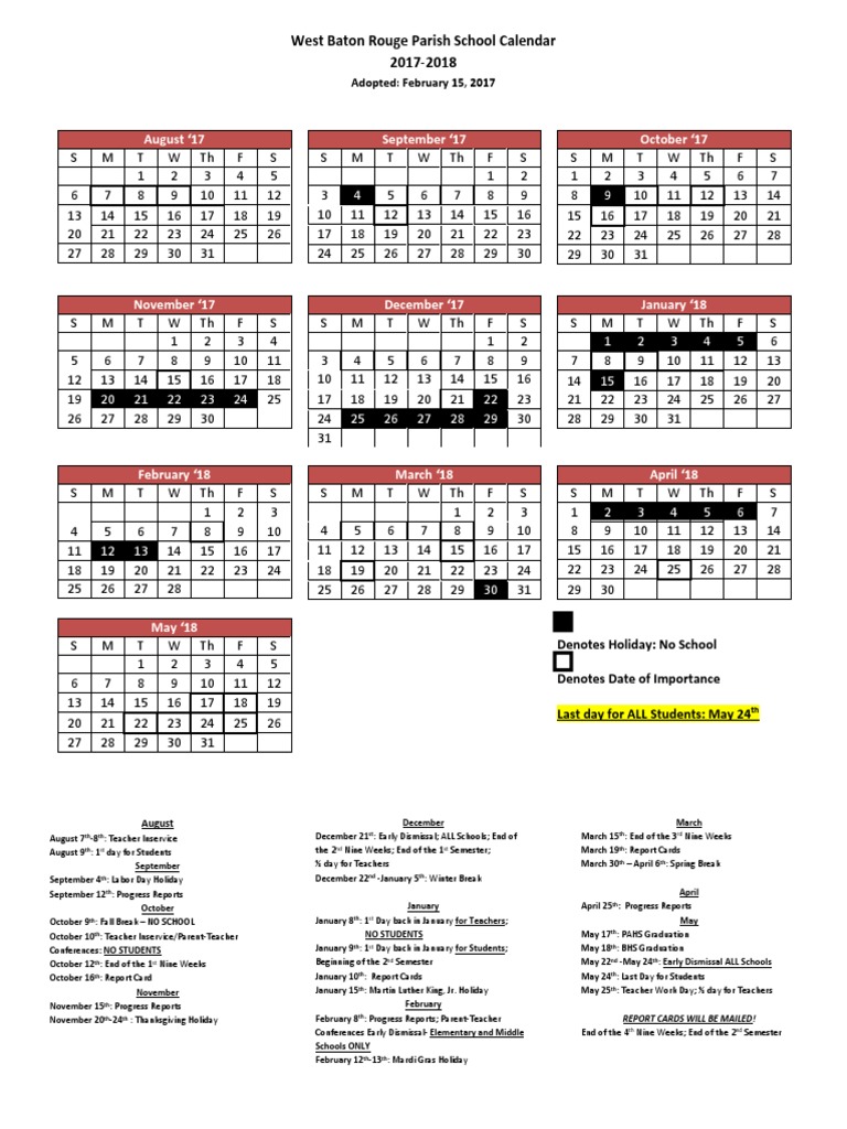 west-baton-rouge-parish-school-calendar-2017-2018-adopted-2-15-academic-term