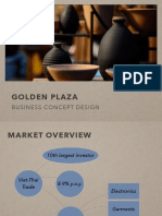 Golden Plaza Business Concept