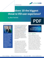 Is Windows 10 The Biggest Threat To VDI User Experience?: by Blair Parkhill