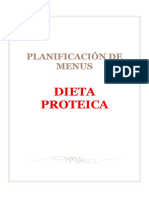 Planificación de Menus Dieta Proteica