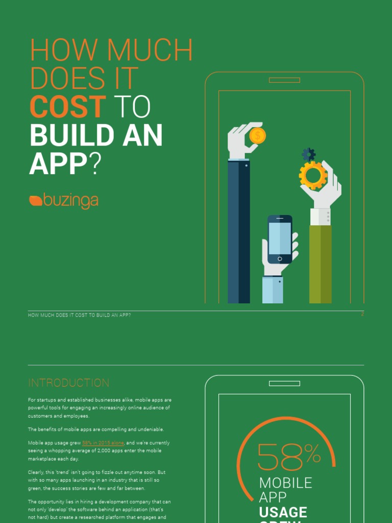 How Much Does It Cost To Build An App | PDF | Mobile App | Android