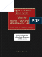 HABERMAS, J; RAWLS, J. Debate Sobre el Liberalismo Político.pdf