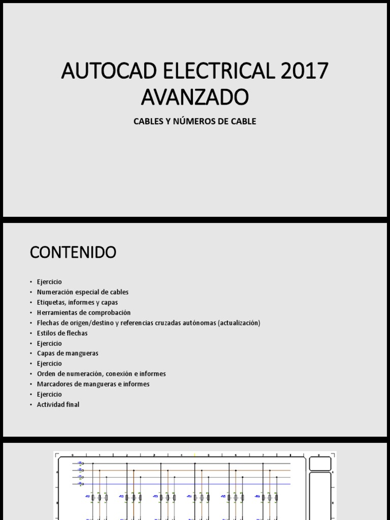 AutoCAD Electrical Cables PDF