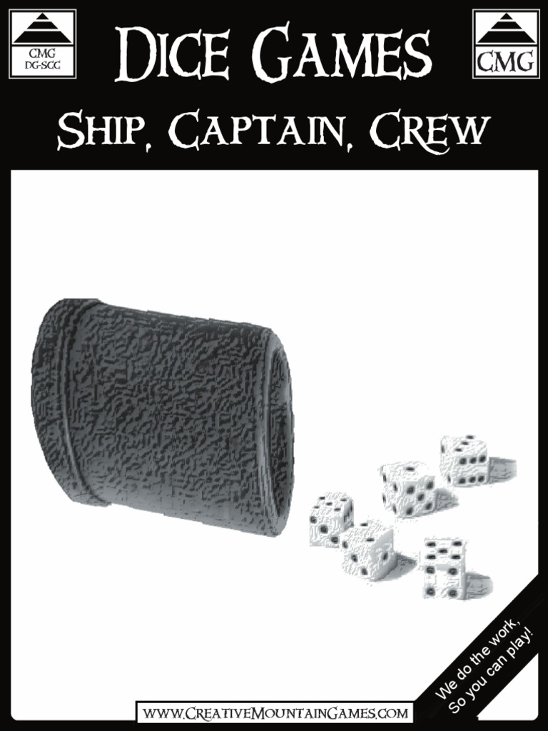 Ship Captain Crew | Dice | Gambling Ship Captain Crew Dice Game Rules