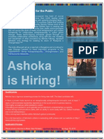 Ashoka Hiring Blore July10