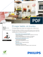 Batidora Philips HR209600- Folleto