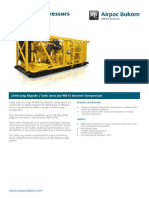 Booster Compressor 2000 Psig 3800 SCFM Joy WB12 Data Sheet