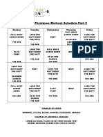 Powerhouse Physiques Workout Schedule Part 2